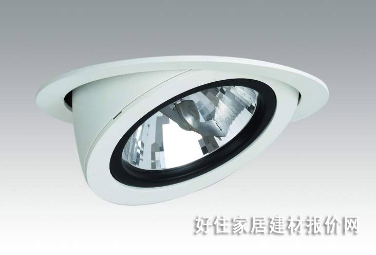丽晶金卤射灯 带底座B254 35w 白色